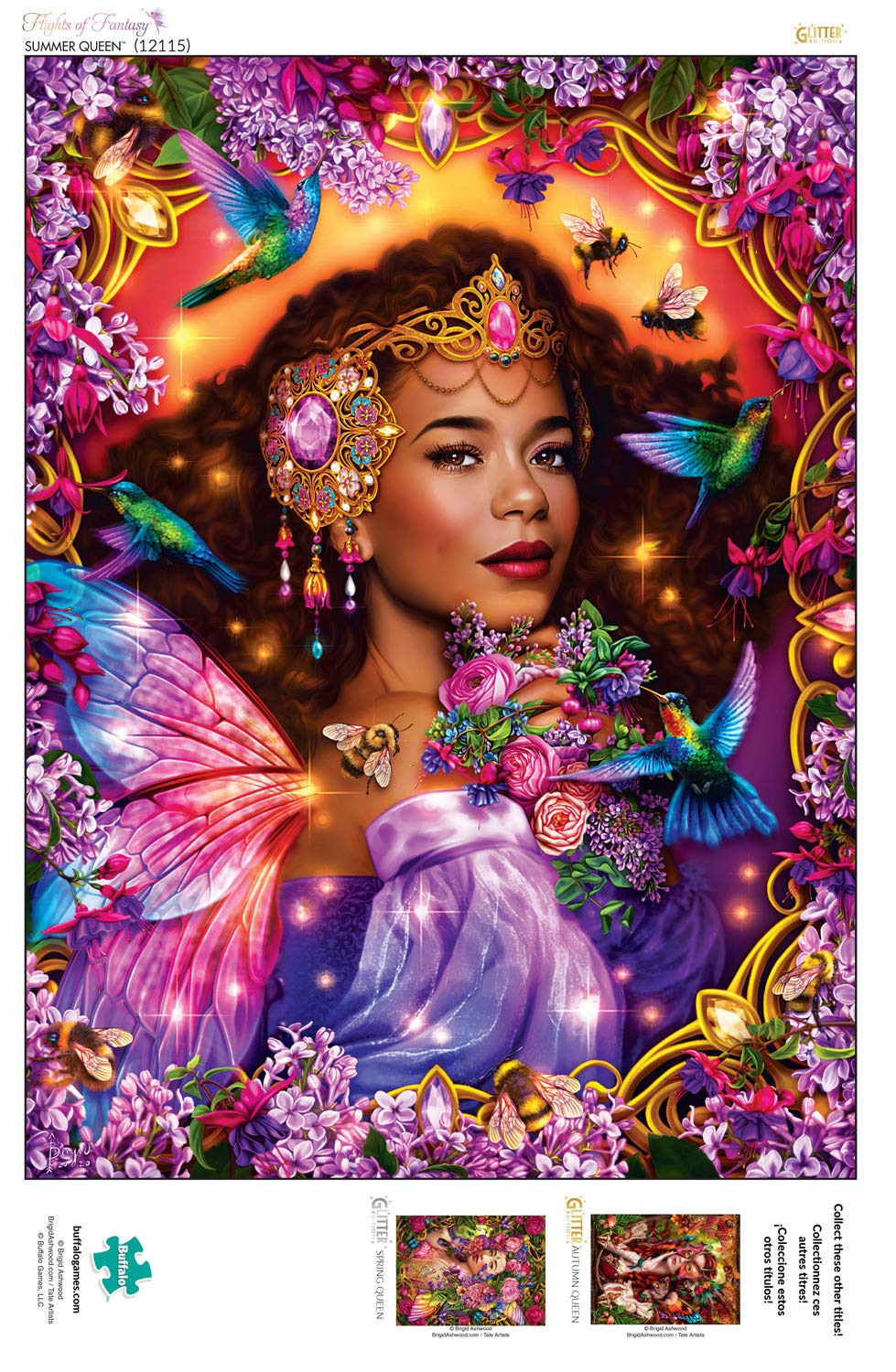 Buffalo Games - Flights of Fantasy - Summer Queen - 1000 Piece Jigsaw Puzzle for Adults -Challenging Puzzle Perfect for Game Nights - Finished Size is 26.75 x 19.75 Buffalo Games