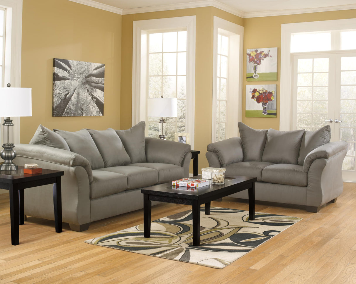 Signature Design by Ashley Darcy Casual Plush Sofa, Grayish Brown Signature Design by Ashley