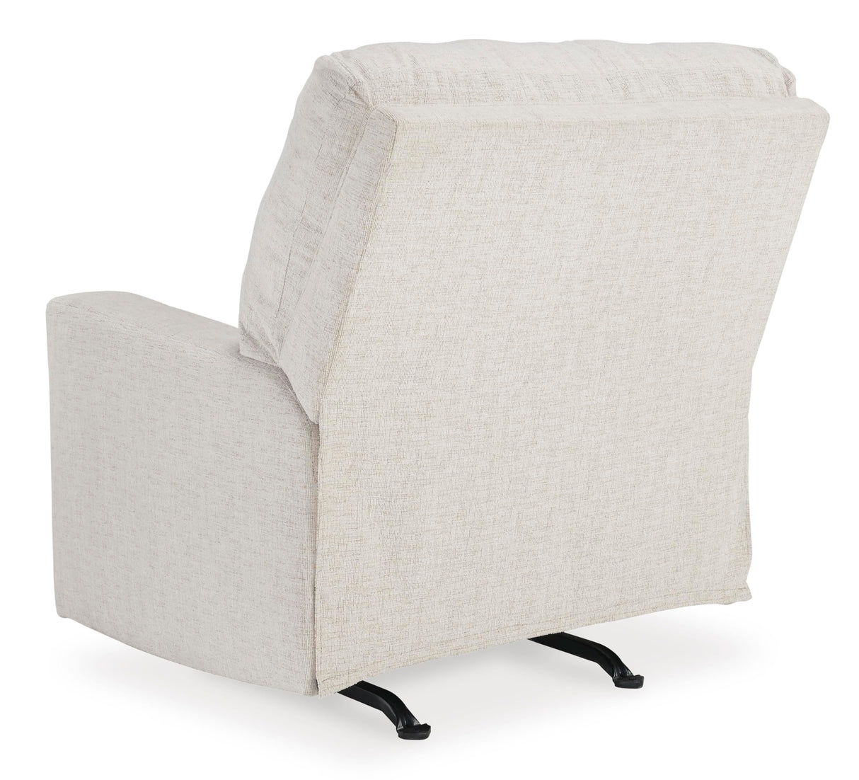 Signature Design by Ashley Rannis Casual Manual Rocker Recliner, White Signature Design by Ashley