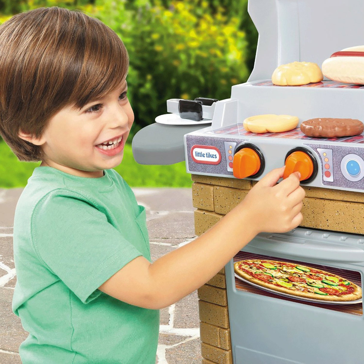 Little Tikes Cook 'n Play Outdoor BBQ , Brown Little Tikes