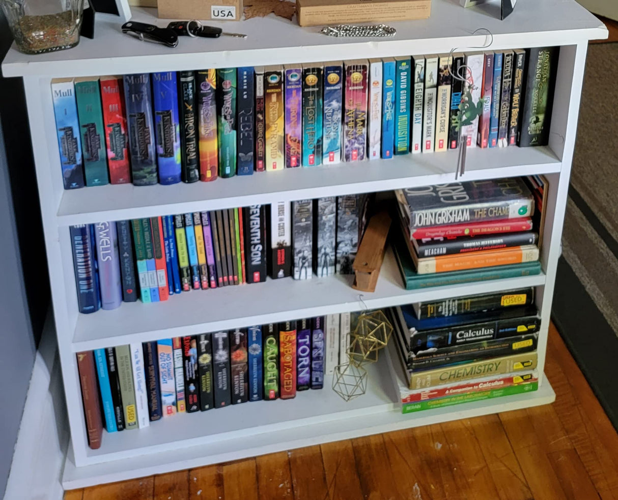 Sawdust City Solid Wood Hall Bookcase (Unfinished Pine) Sawdust City