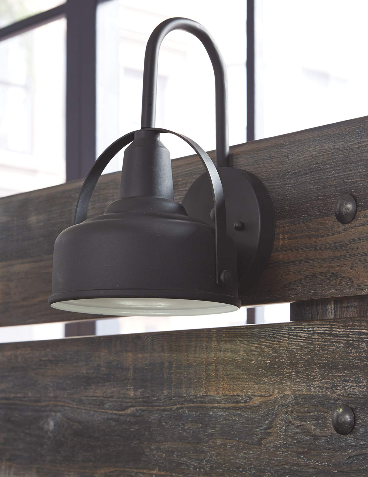 Drystan Queen Rustic Panel Headboard with USB Charging Stations by Signature Design by Ashley, Brown Signature Design by Ashley