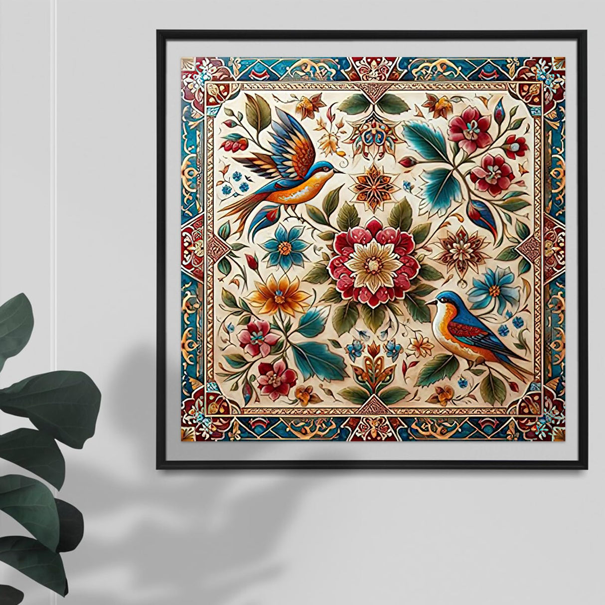 Auremi Diamond Art Painting Kits for Adults, 5D Mandala Diamond Painting Kits for Adults Beginners DIY Full Drill Flower Diamond Dots Crystal Craft Kits for Home Wall Decor Gifts 12x12 inch Auremi