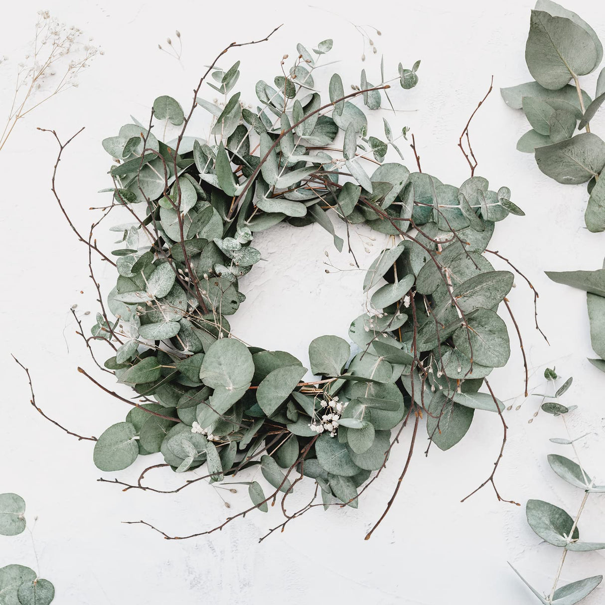 Uieke 50PCS Birch Twigs – 17 Inch Natural Dried Plants Decorative Birch Branches for DIY Crafts, Birch Sticks for Vases Wedding Arrangements Home Wreath Decor Uieke