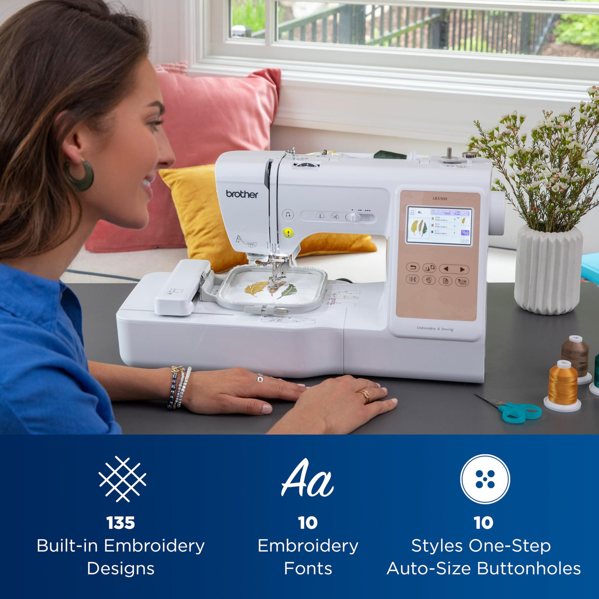 Brother LB5500 Combo Sewing & Embroidery Machine Brother