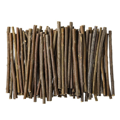 LAZACA 120Pcs Craft Sticks, Wood Sticks for Crafting Twigs Crafts Log Toy DIY Photo Props Rustic Decorations Ornaments 10cm 0.3-0.5cm