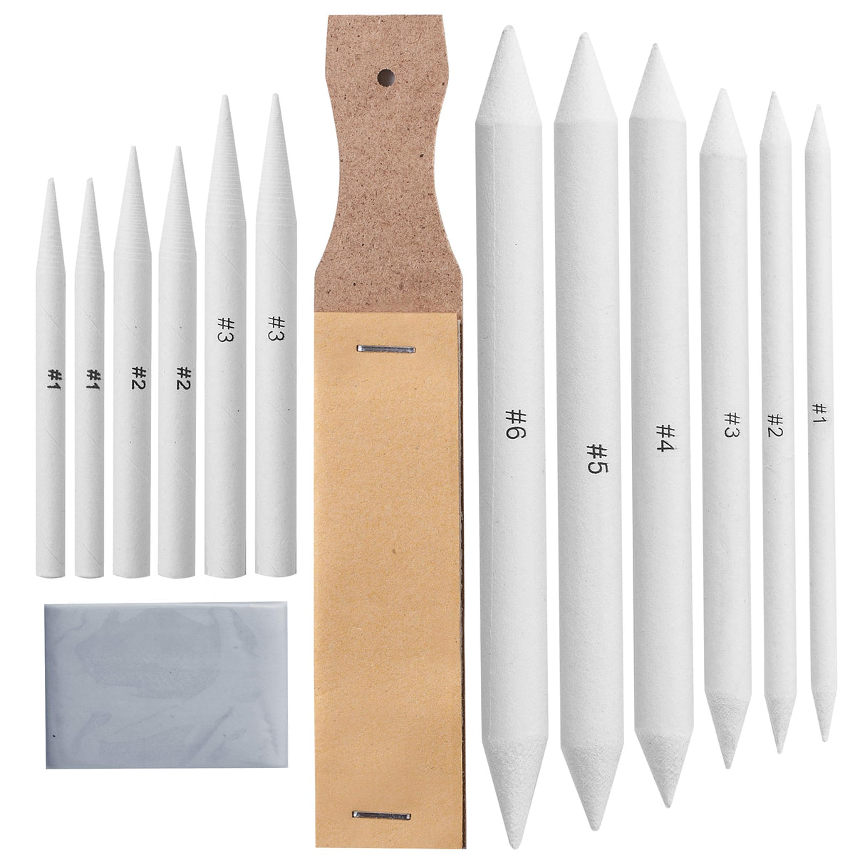 Mr. Pen - 14 Pack of Blending Stumps, Art Eraser, Blending Sticks for Drawing, Shading Pencils for Sketching Mr. Pen