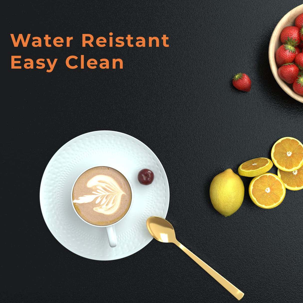 GreenForest Coffee Table with Round Corner, Farmhouse Center Table with 2-Tier Storage Shelf X-Frame Design for Living Room, 39 inch Black GreenForest