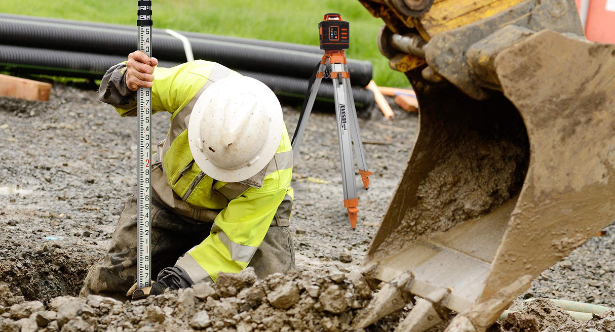 Johnson Level & Tool 99-027K Self-Leveling Rotary Laser System, 8.75", Red, 1 Kit Johnson