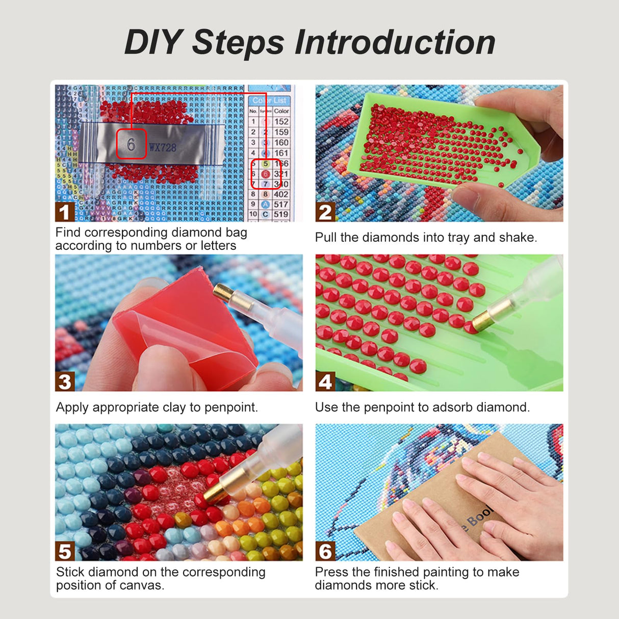 FHBUBPUP Angel Diamond Painting Kits for Adults, Dog Diamond Art Kits for Beginners - DIY Full Drill Round Diamond Dot Gem Art, Craft Gift Suitable for Home Wall Decoration 12×12Inch FHBUBPUP