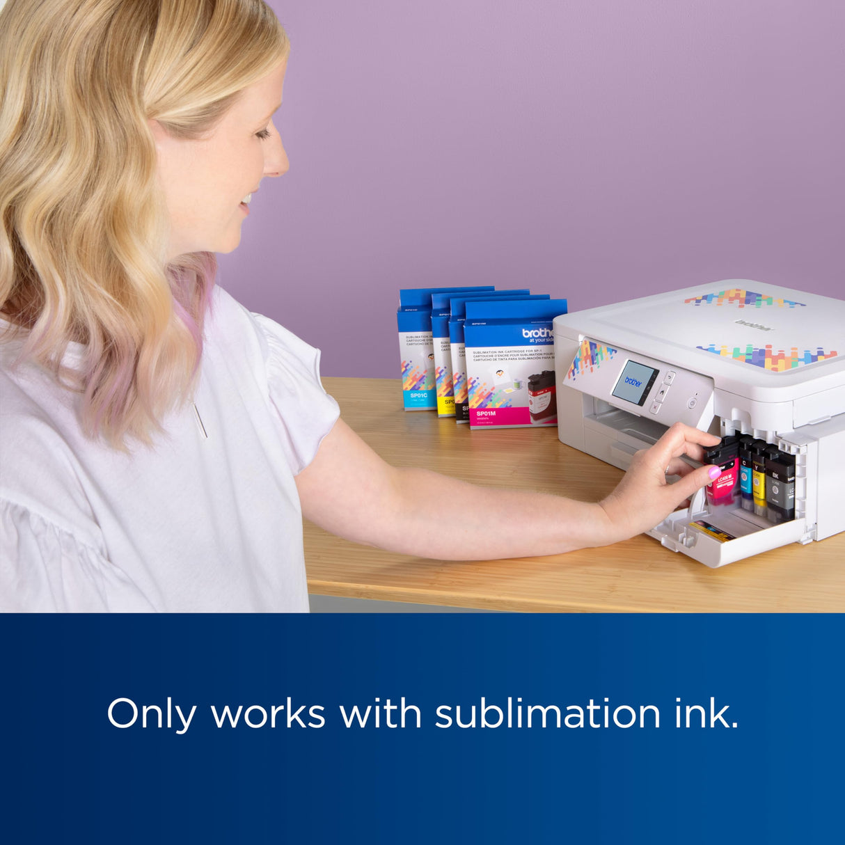 Brother Sublimation Paper Pack (100 Sheets), white Brother