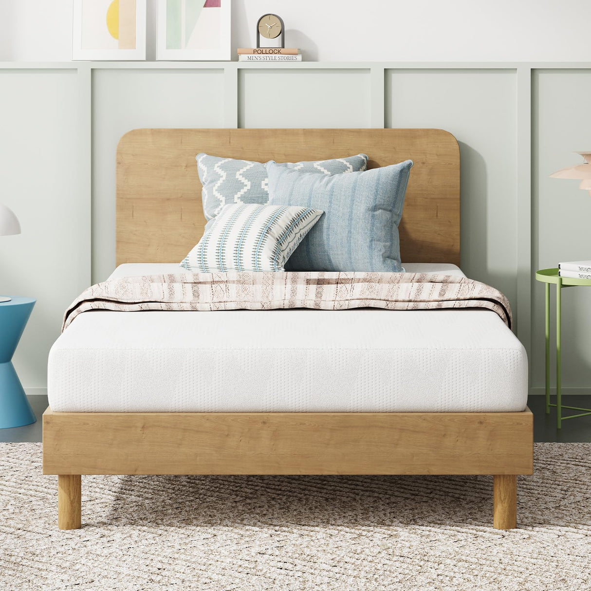 Novilla Twin Mattress, 6 Inch Twin Bed Mattress for Kids, Gel Memory Foam Mattresses for Cooling Night Sleep & Pressure Relief, CertiPUR-US Certified Novilla