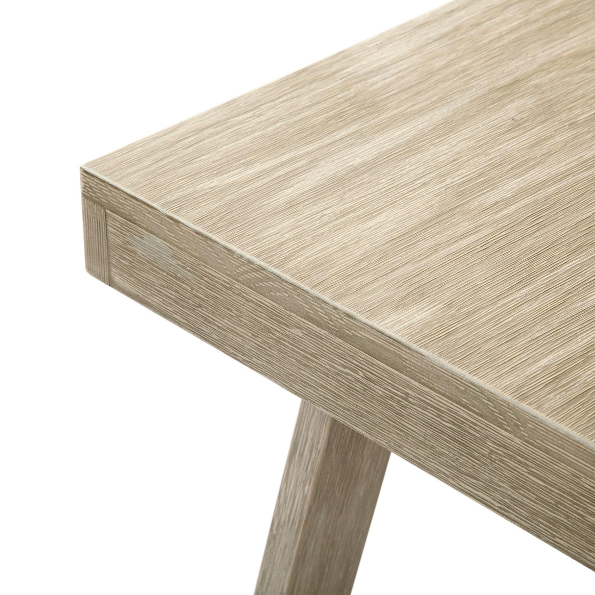 Plank+Beam Classic Rectangular Coffee Table, 48 Inch Farmhouse Coffee Table, Mini Center Tables for Small Spaces, Small Living Space Tea Table, Seashell Wirebrush Plank+Beam