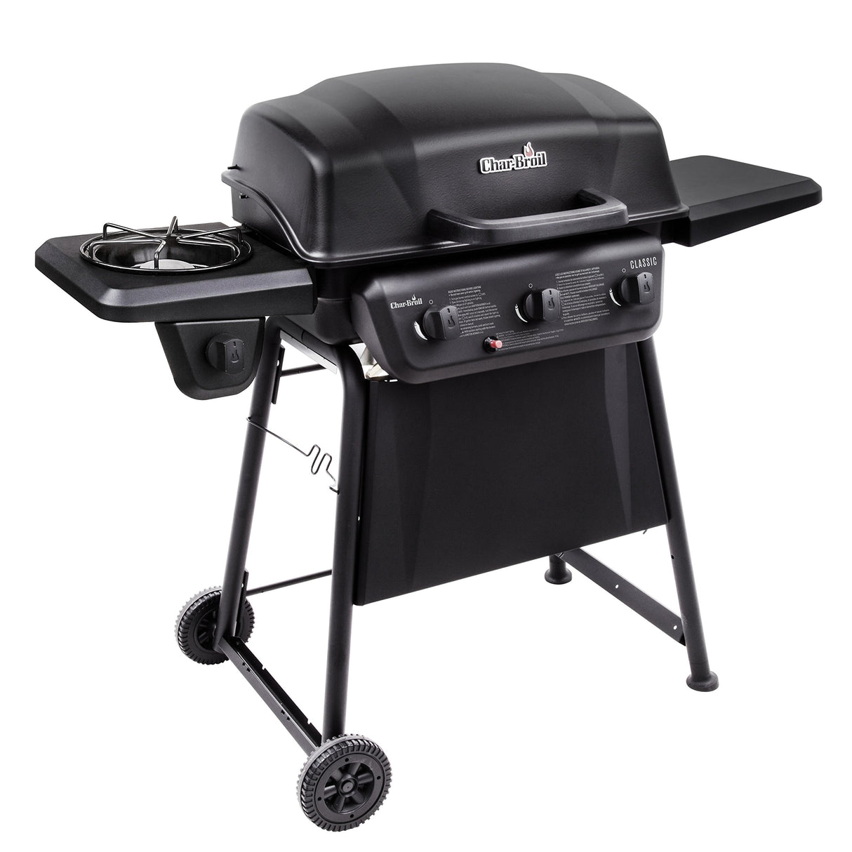 Char-Broil® Classic Series™ Convective 3-Burner with Side Burner Propane Gas Stainless Steel Grill - 463773817-P2 Char-Broil