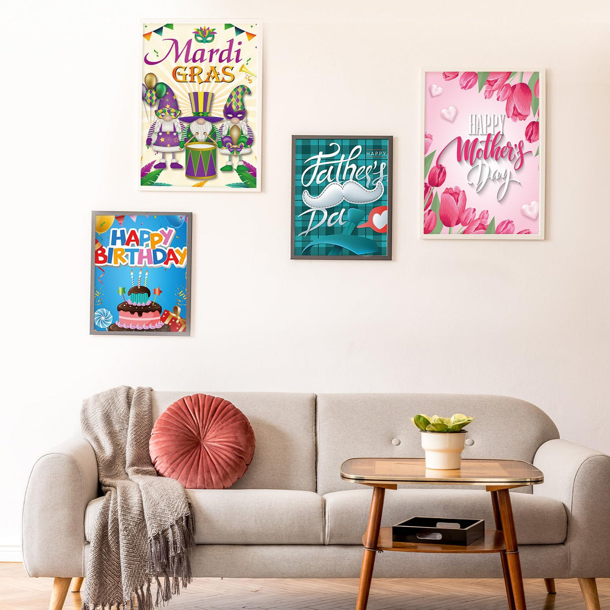 Qeeenar 20 Pcs DIY Diamond Art Kits 5D Diamond Painting Kits for Adults Spring Summer Mother's Day Gifts Decoration Dots Paintings for Beginners, 12 x 16 Inch (Seasonal) Qeeenar