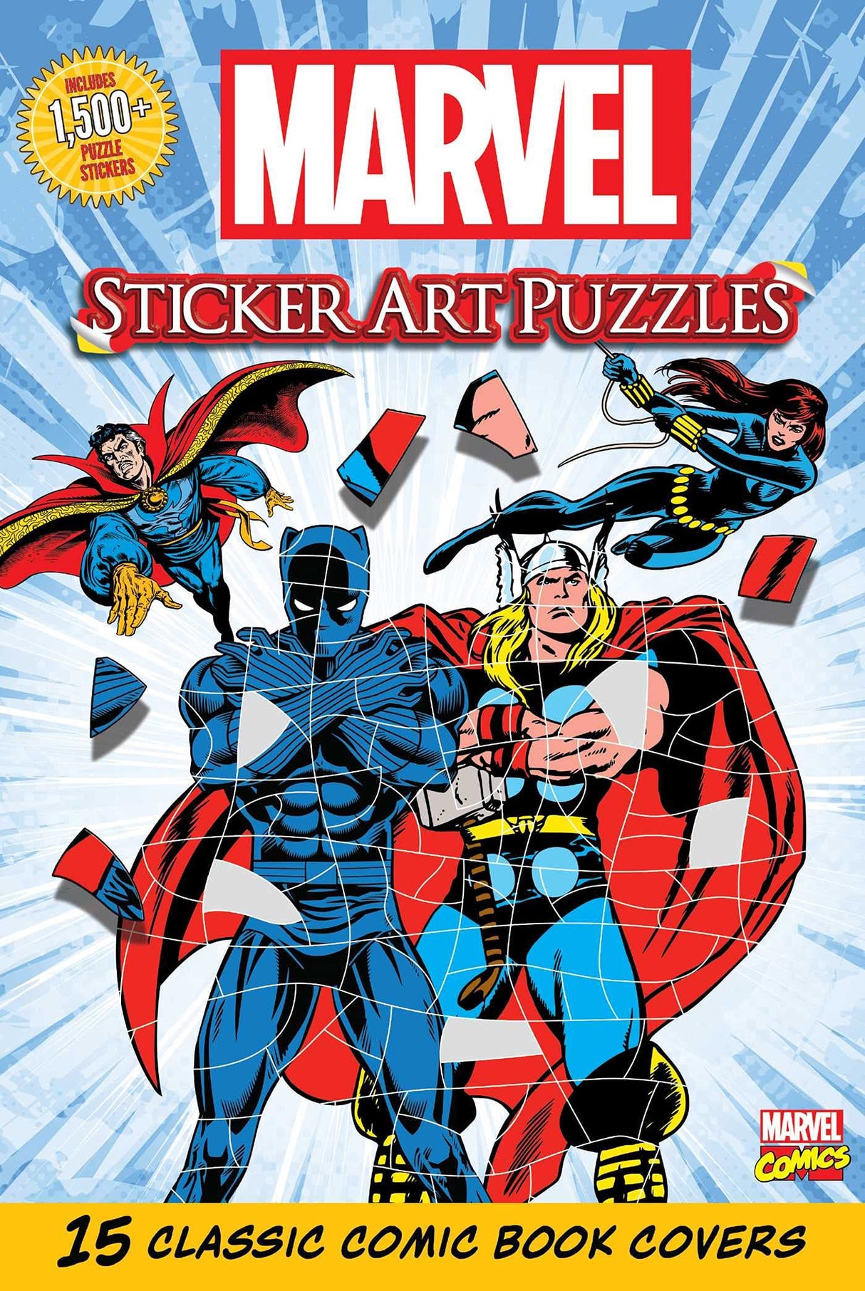 Marvel Sticker Art Puzzles WoodArtSupply