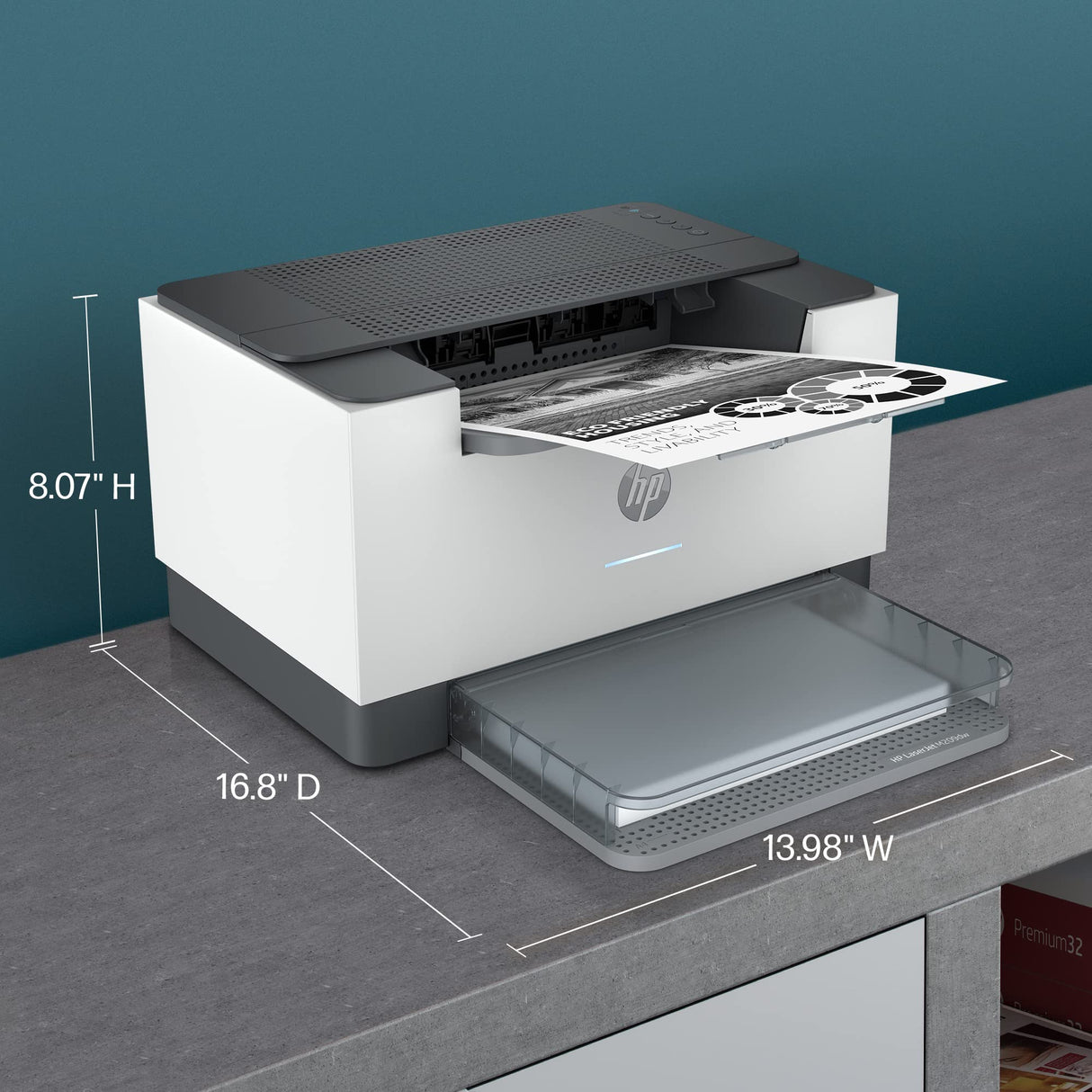 HP LaserJet M209dw Wireless Printer, Print, Fast speeds, Easy setup, Mobile printing,Best-for-small teams HP