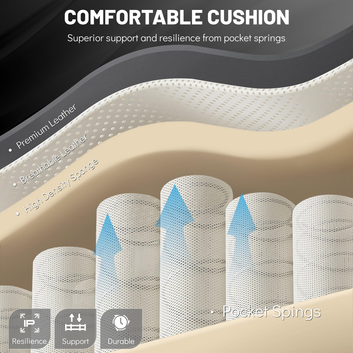 Massage Office Chair with Foot Rest,3D Kneading & Heat Executive Office Chairs,Big and Tall Leather Office Chair 500LBS,Ergonomic Desk Chair for Heavy People,Recliner with Dual-Use Pillow,Black BLISNEST