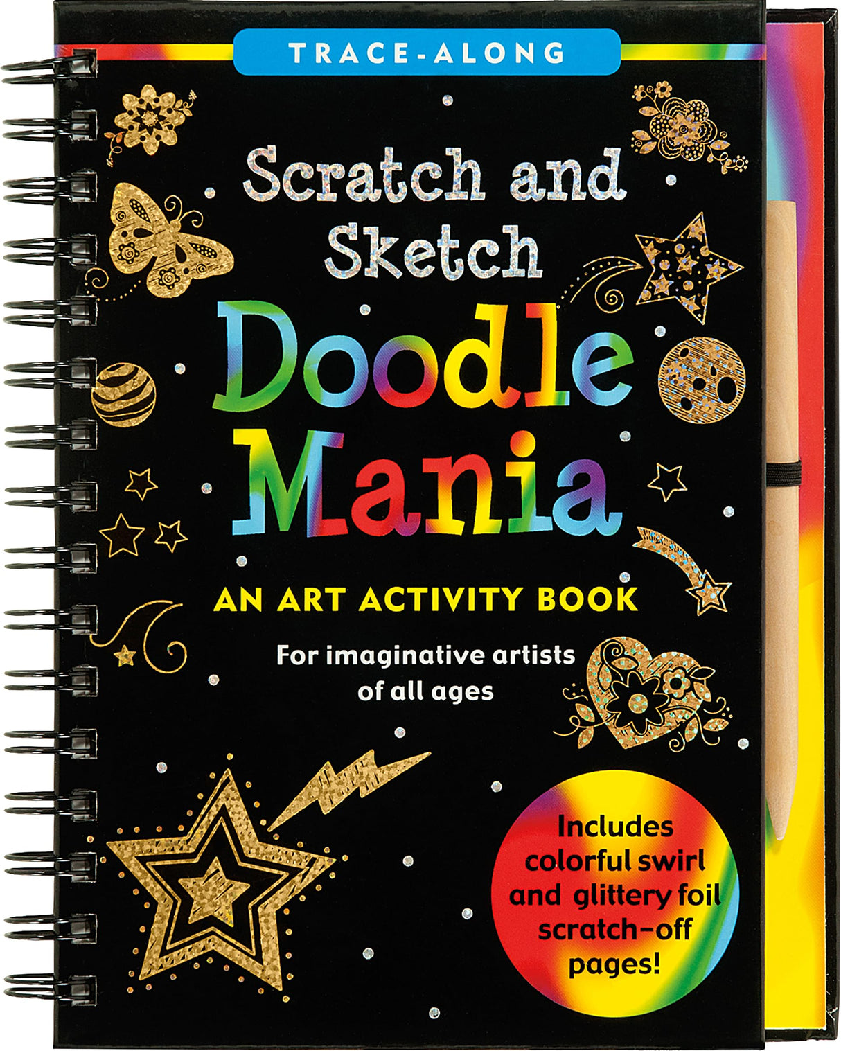 Doodle Mania Scratch & Sketch (Art, Activity Kit) (Trace-Along Scratch and Sketch) PETER PAUPER PRESS