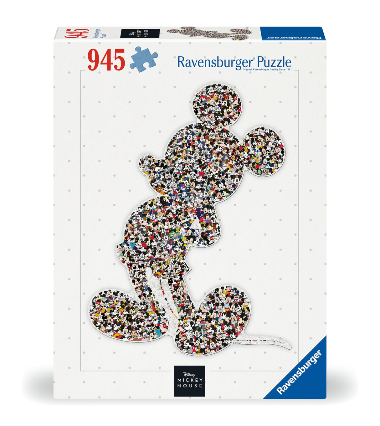 Ravensburger Disney Mickey Mouse Shaped 945 Piece Jigsaw Puzzle for Adults - 12000075 - Handcrafted Tooling, Made in Germany, Every Piece Fits Together Perfectly Ravensburger