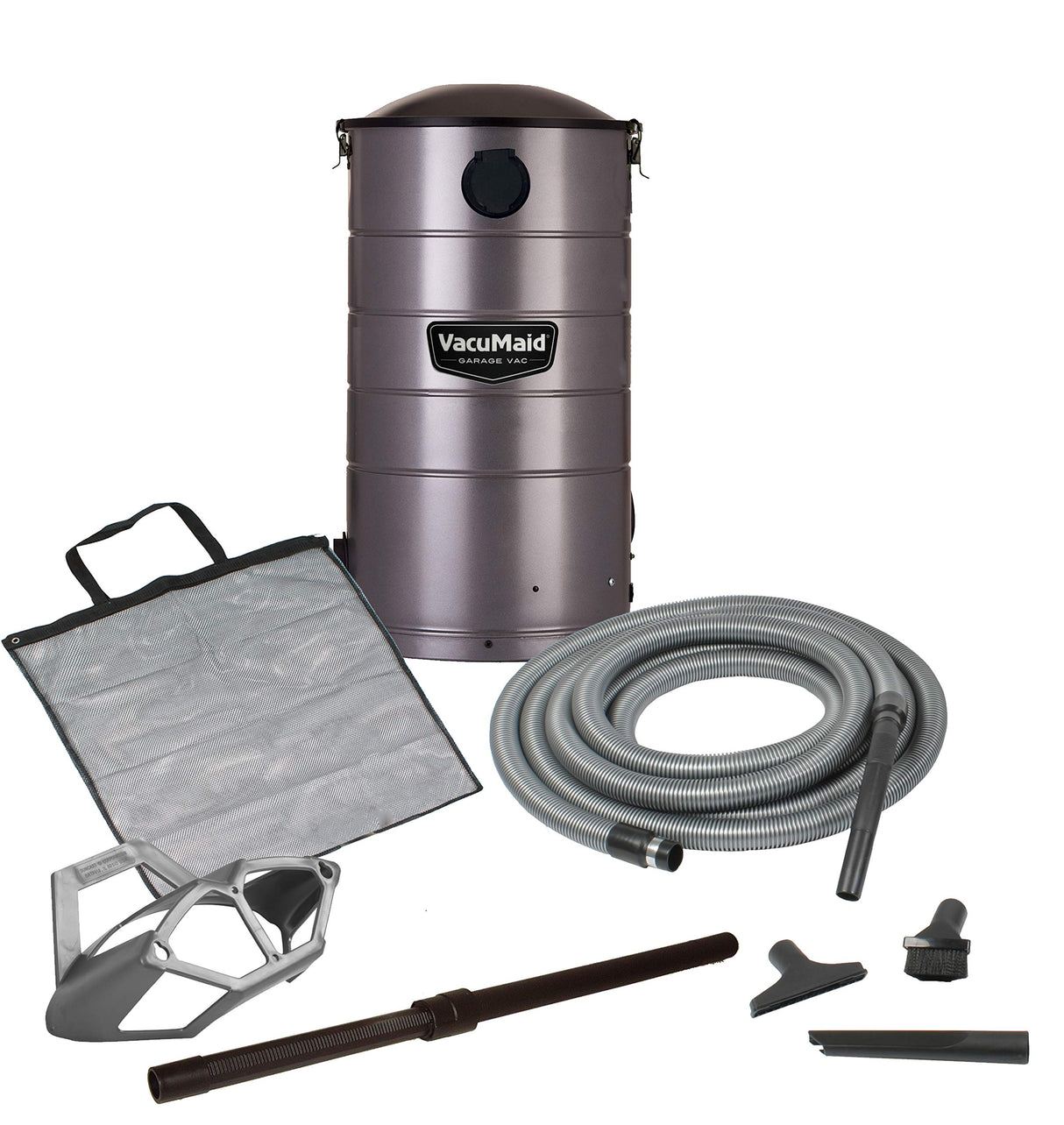 VacuMaid GV50 Wall Mounted Garage and Car Vacuum with 50 ft Hose and Tools VacuMaid