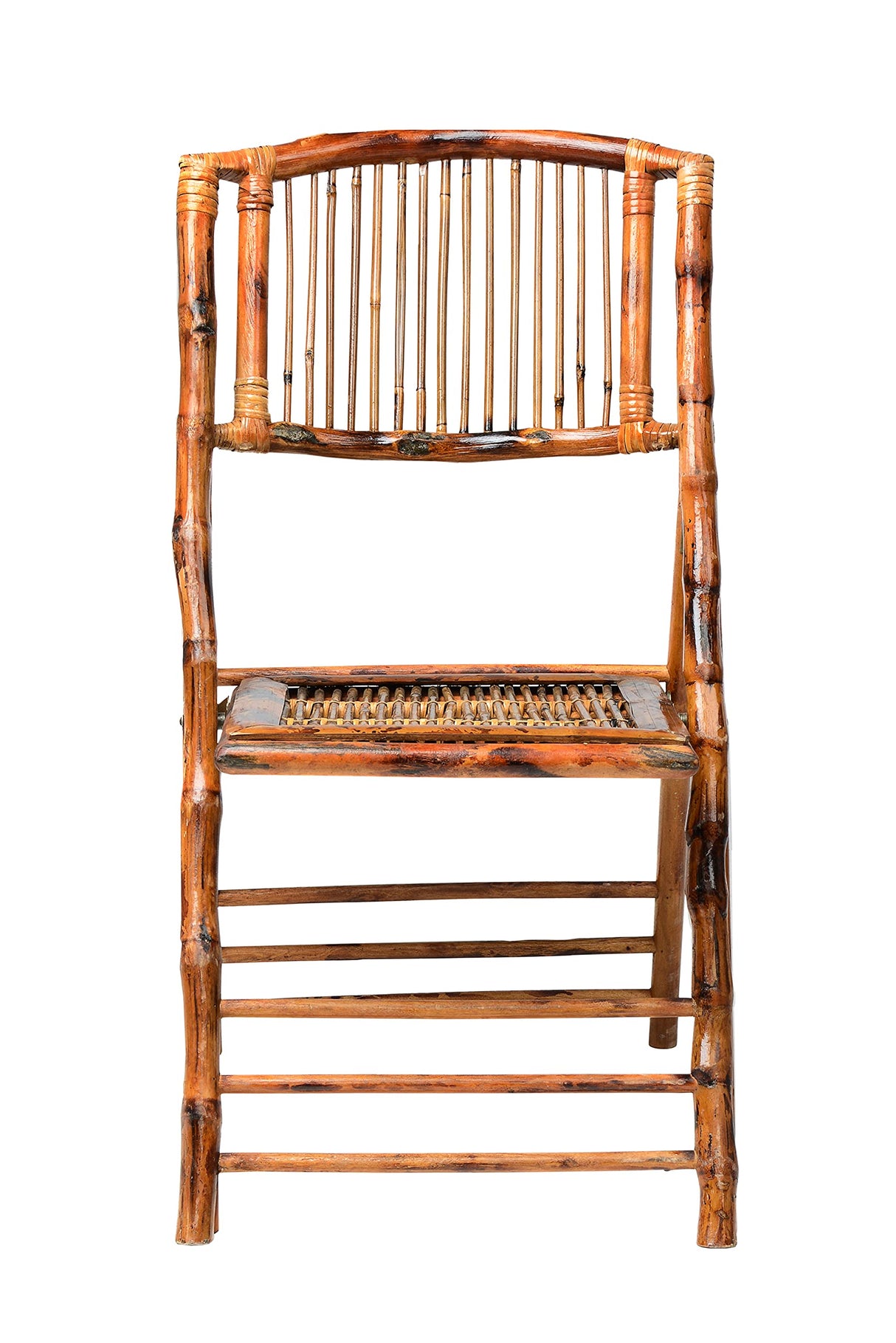 Commercial Seating Products Bamboo Folding Chairs, 4-Pack, Wood Commercial Seating Products