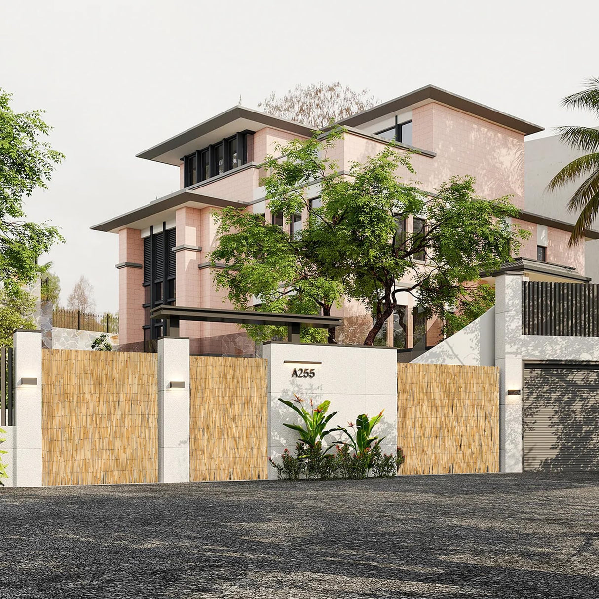 Natural Reed Fencing, Reed Screen Curtain Eco-Friendly for Garden,Balcony,Outdoor,Backyard Patio Decors Fence Rolls-4FT x 13FT (1.2m x 4m Approx) Gardgue