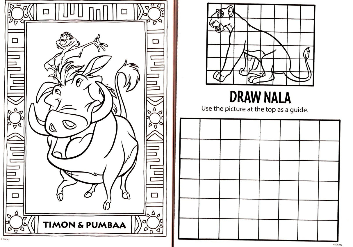 Disney - The Lion King - Gigantic Coloring & Activity Book - 200 Pages Disney