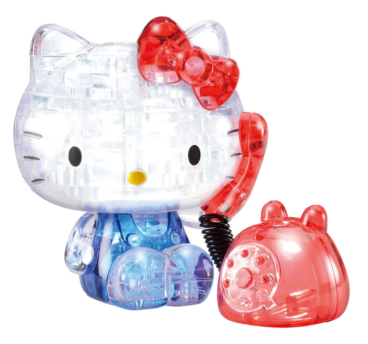 Hanayama 39 Pieces Crystal Gallery Sanrio Hello Kitty Telephone 3D Puzzle Hanayama