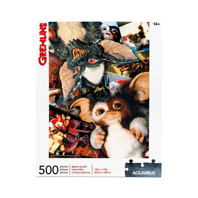 AQUARIUS Gremlins Puzzle (500 Piece Jigsaw Puzzle) - Glare Free - Precision Fit - Officially Licensed Gremlins Merchandise & Collectibles - 14 x 19 Inches