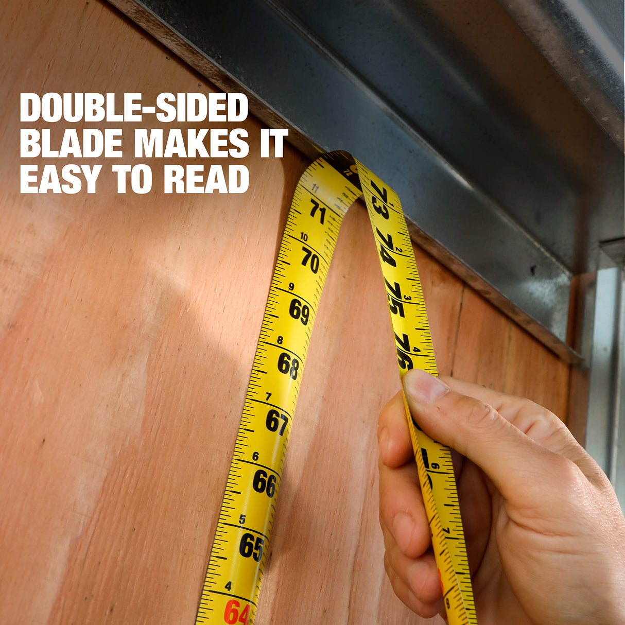 ToughBuilt - 25' ProBlade™ Tape Measure w/Blade Control Features, Easy-to-Read 1.25” Width Blade w/Double-Sided High Contrast Markings - (TB-H2-T-12225) ToughBuilt