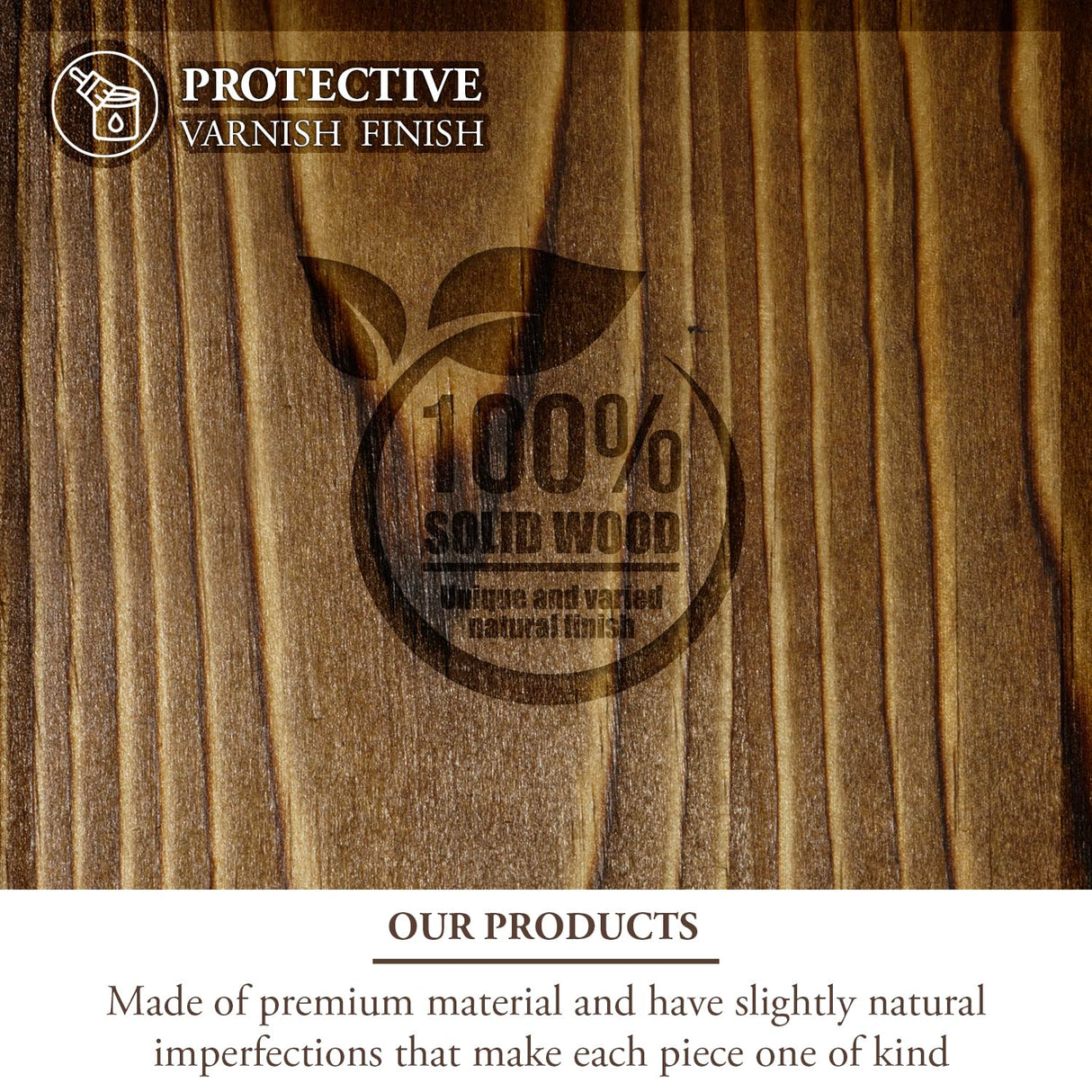 MyGift 6-Tier Freestanding Wine Bottle Rack with Burnt Solid Wood Shelf and Industrial Matte Black Metal Frame, Large Horizontal Wine Bar Storage Stand for 36 Bottles MyGift