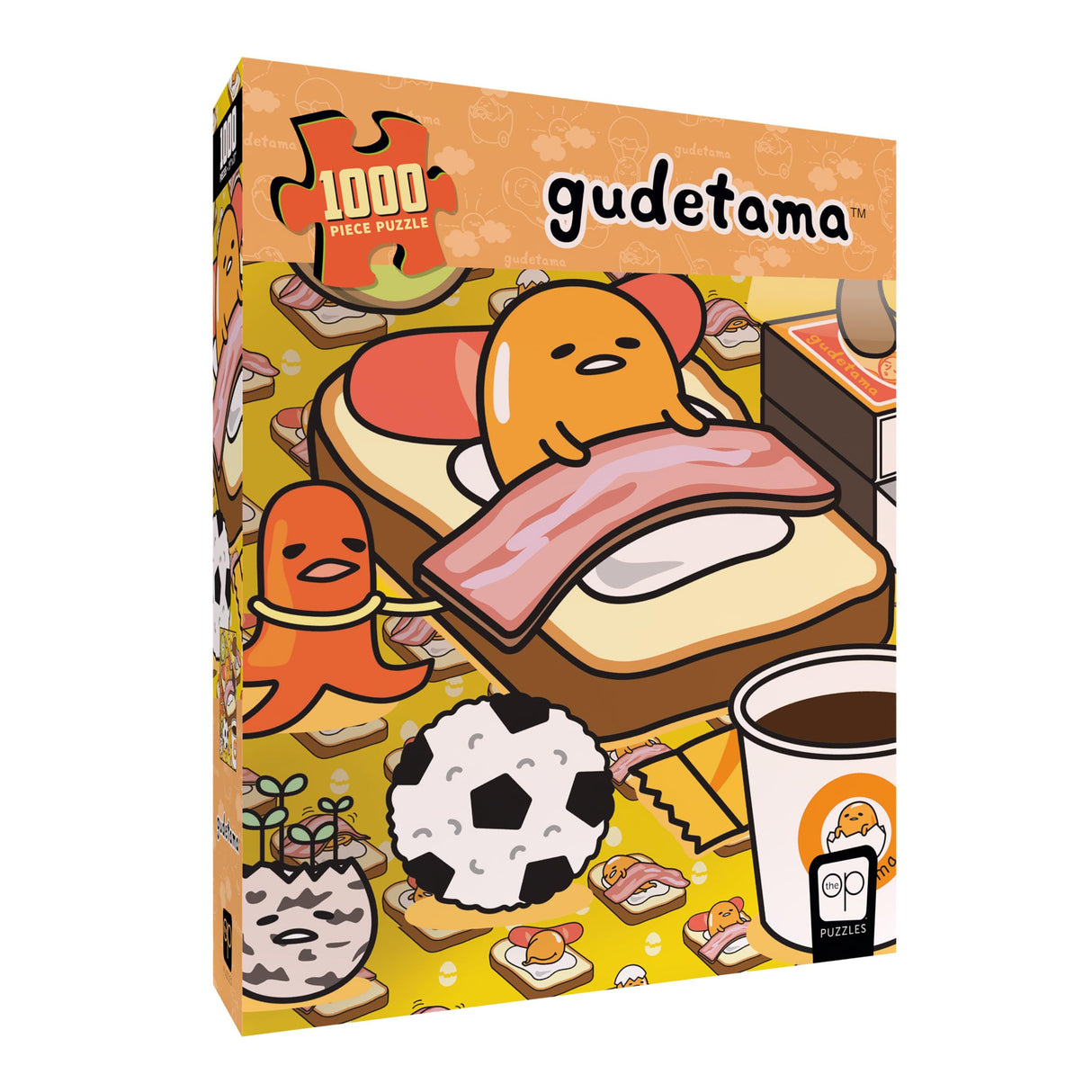 Gudetama “Work from Bed” 1000 Piece Jigsaw Puzzle | Collectible Anime Puzzle Artwork Featuring Sanrio’s Gudetama | Officially-Licensed Gudetama Puzzle & Merchandise USAOPOLY