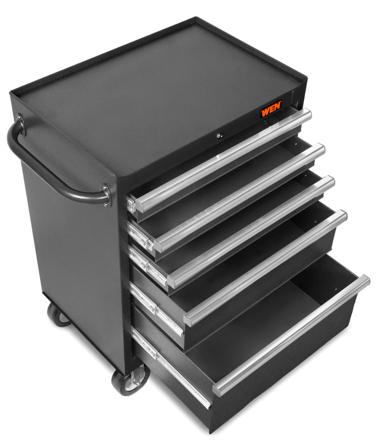 WEN 27-Inch Premium Rolling Tool Cabinet with Heavy Duty 21-Gauge Powder-Coated Steel Construction (GG262B) WEN