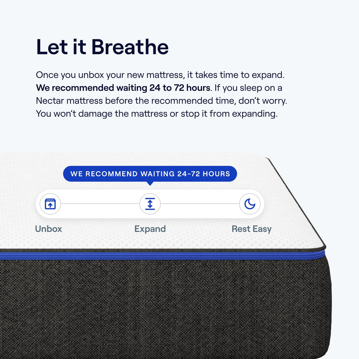 Nectar Twin Mattress 12 Inch - Medium Firm Gel Memory Foam - Cooling Comfort Technology - 365-Night Trial - Forever Warranty ,White Nectar