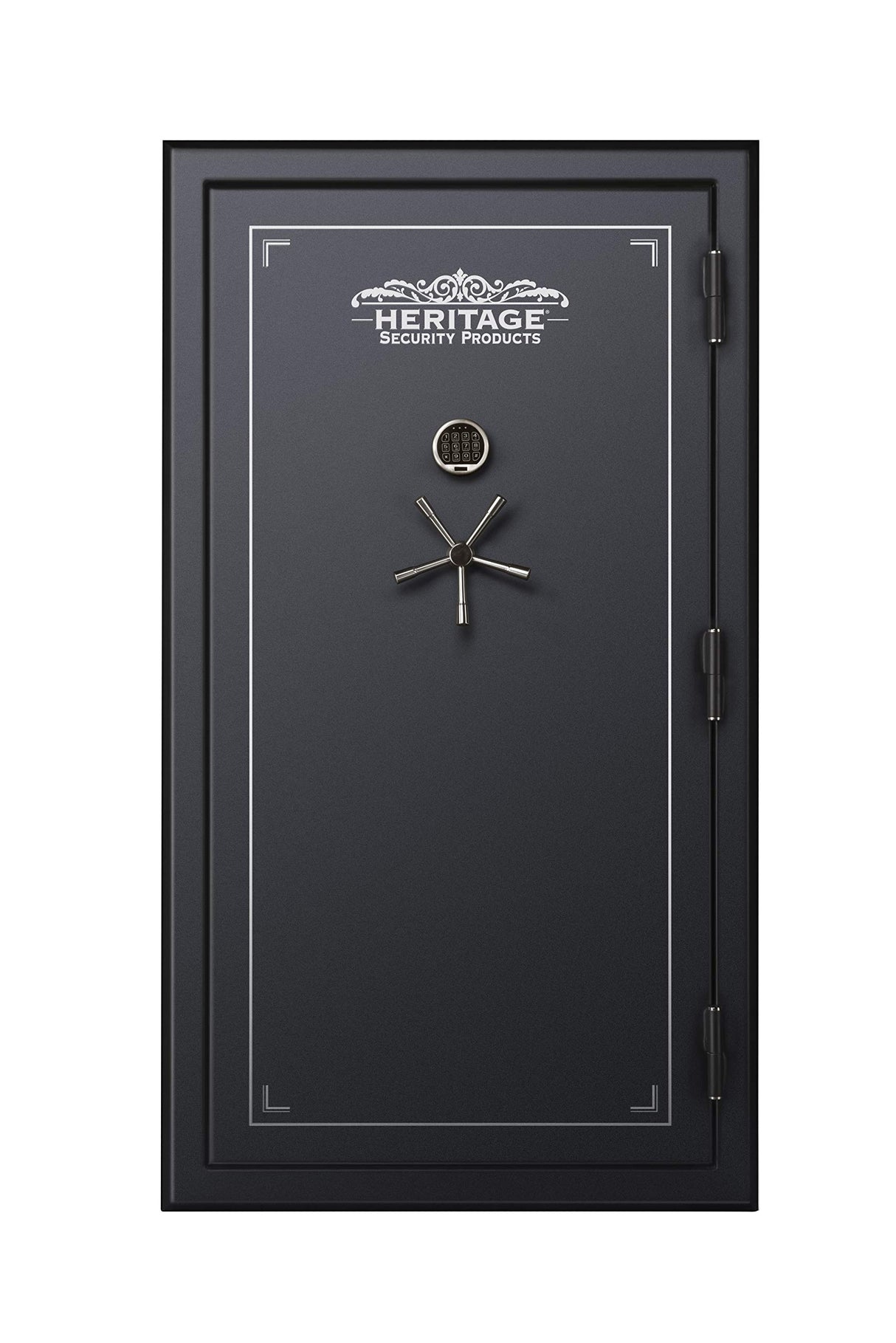 Heritage Security Products 64-Gun Fireproof and Waterproof Safe with Electronic Lock, Black (64EBH) Heritage Security Products