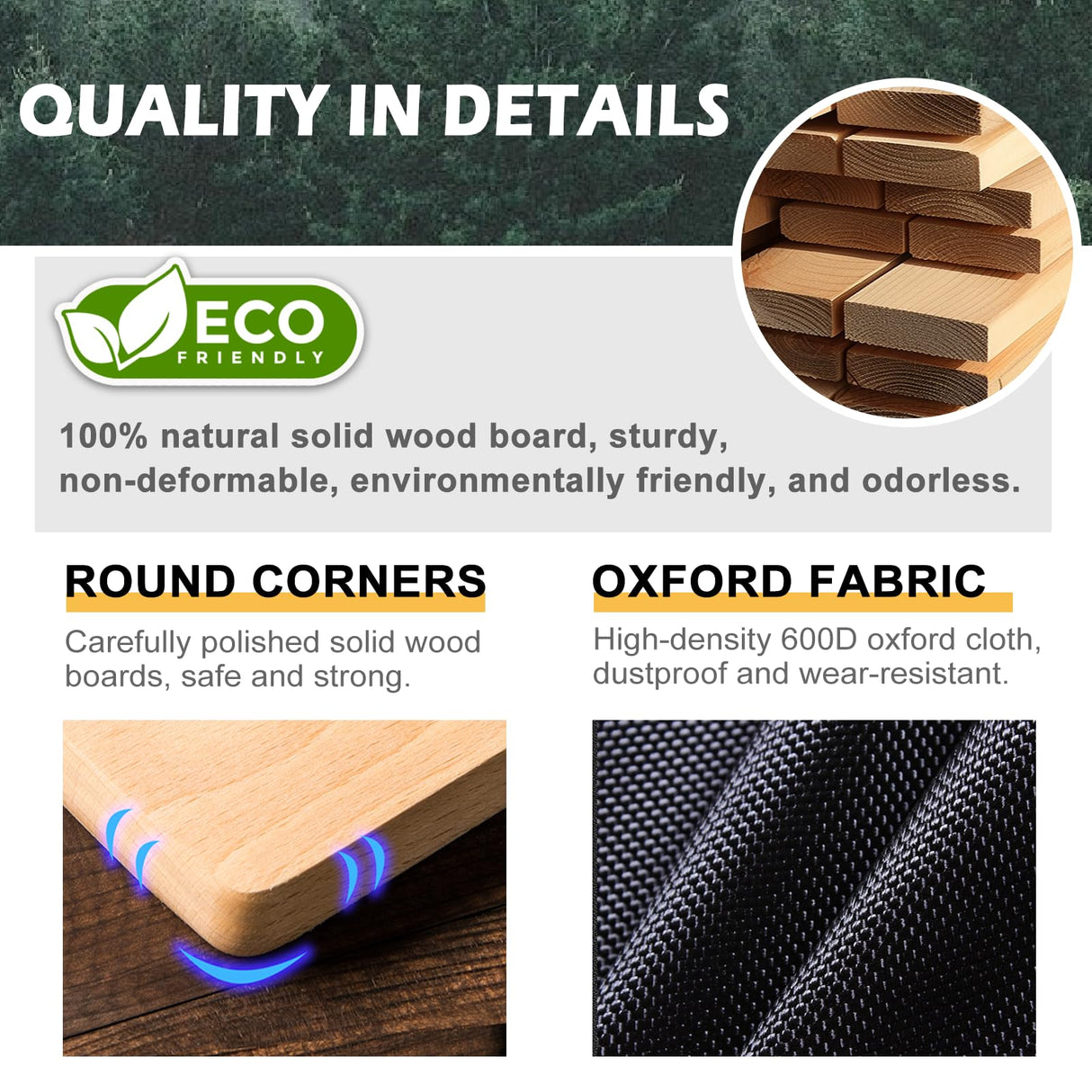 LAVEVE Sleeper Sofa Support Board 48''x60'' Queen Size, Heavy Duty Solid Wooden Mattress for Pull Out Sofa Bed, Foldable Design Bunkie Board Couch Accessories, Enhanced Weight-Bearing Capacity LAVEVE