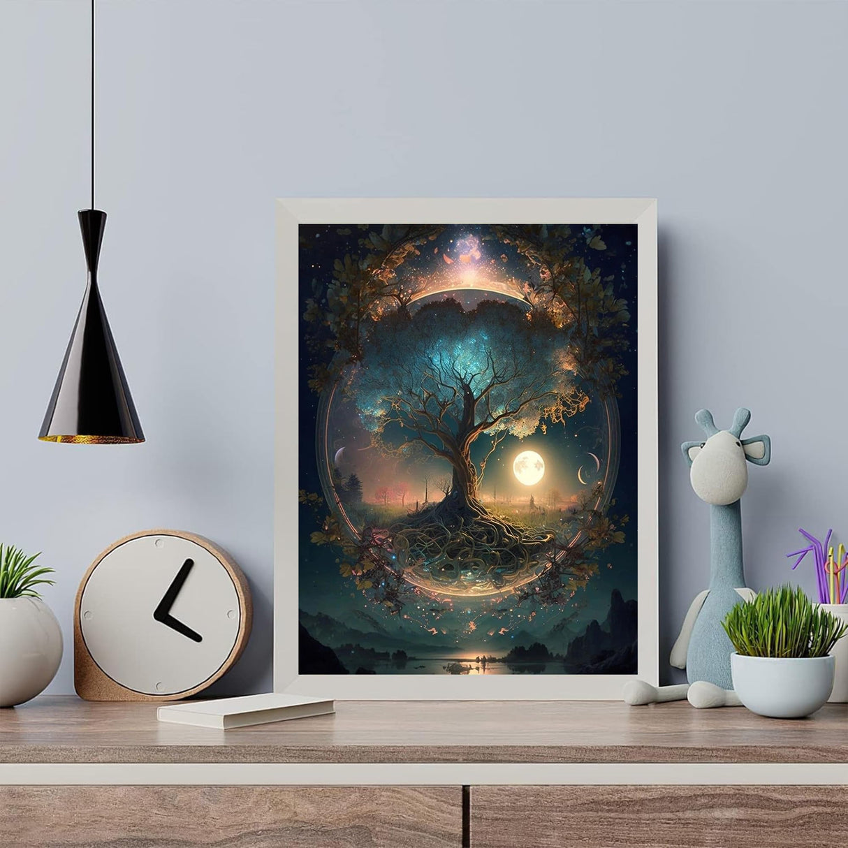 Arttoplus Tree of Life Paint by Numbers Kit for Adults-Tree of Life Adult Paint by Number Kits on Canvas,DIY Oil Painting by Number Adult for Gift Home Wall Decor(16x20inch) Arttoplus