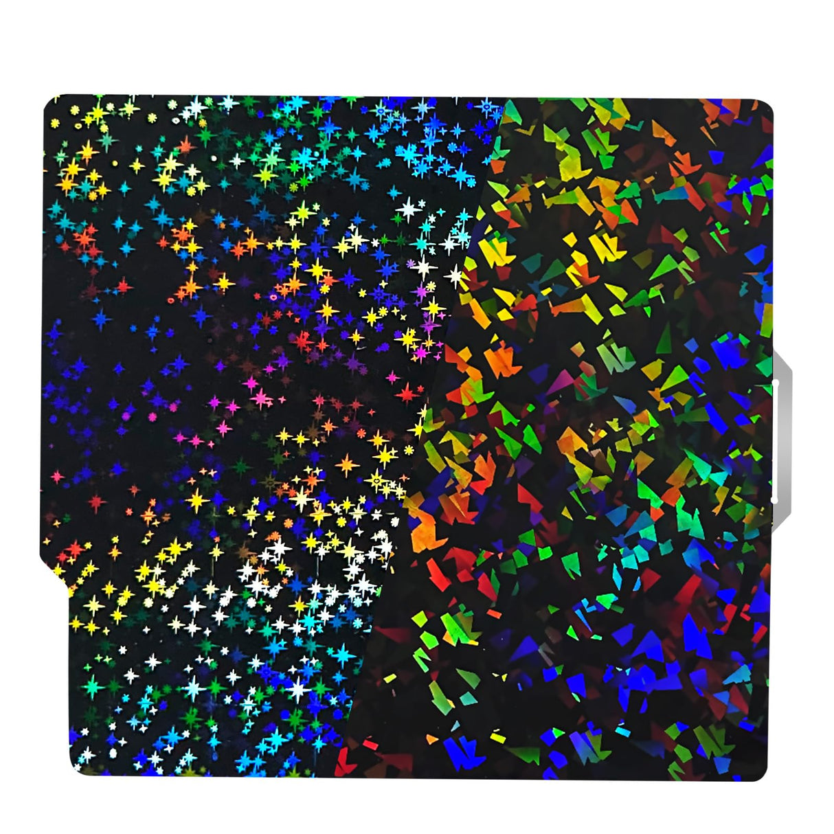 IdeaFormer Textured PEY PEF Build Plate for Bambu Lab X1/X1C/X1E/P1P/P1S/A1, Flexible Galaxy PEY+Rainbow Confetti PEF Spring Steel Print Bed 257x257mm for Bambu 3D Printers Platforms IdeaFormer IR3