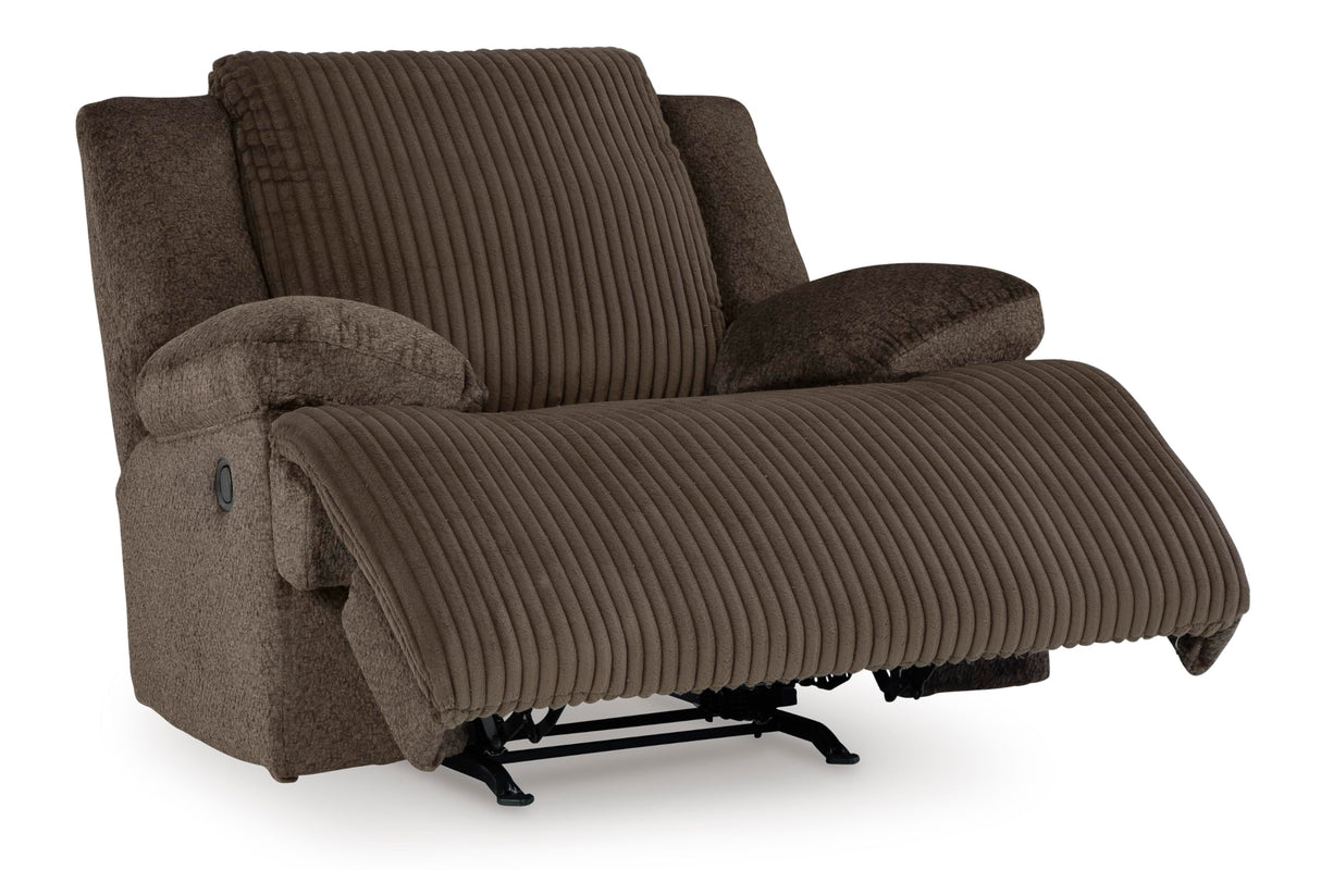 Signature Design by Ashley Top Tier Contemporary Manual Rocker Recliner, Dark Brown Signature Design by Ashley