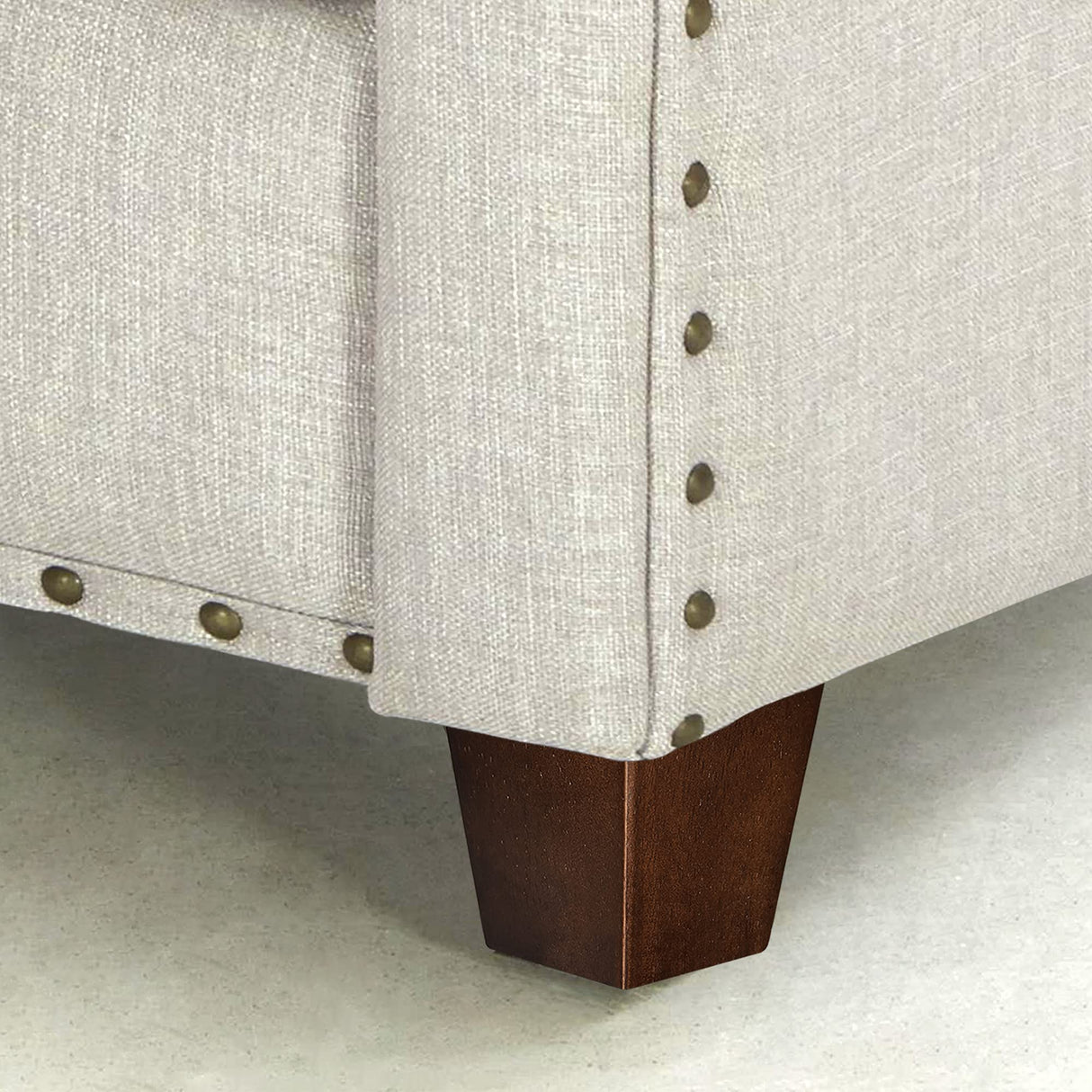 AORYVIC Wood Furniture Legs 3 inch Sofa Legs Pack of 4 Square Couch Legs Brown Mid-Century Modern Replacement Legs for Armchair Recliner Coffee Table Dresser AORYVIC