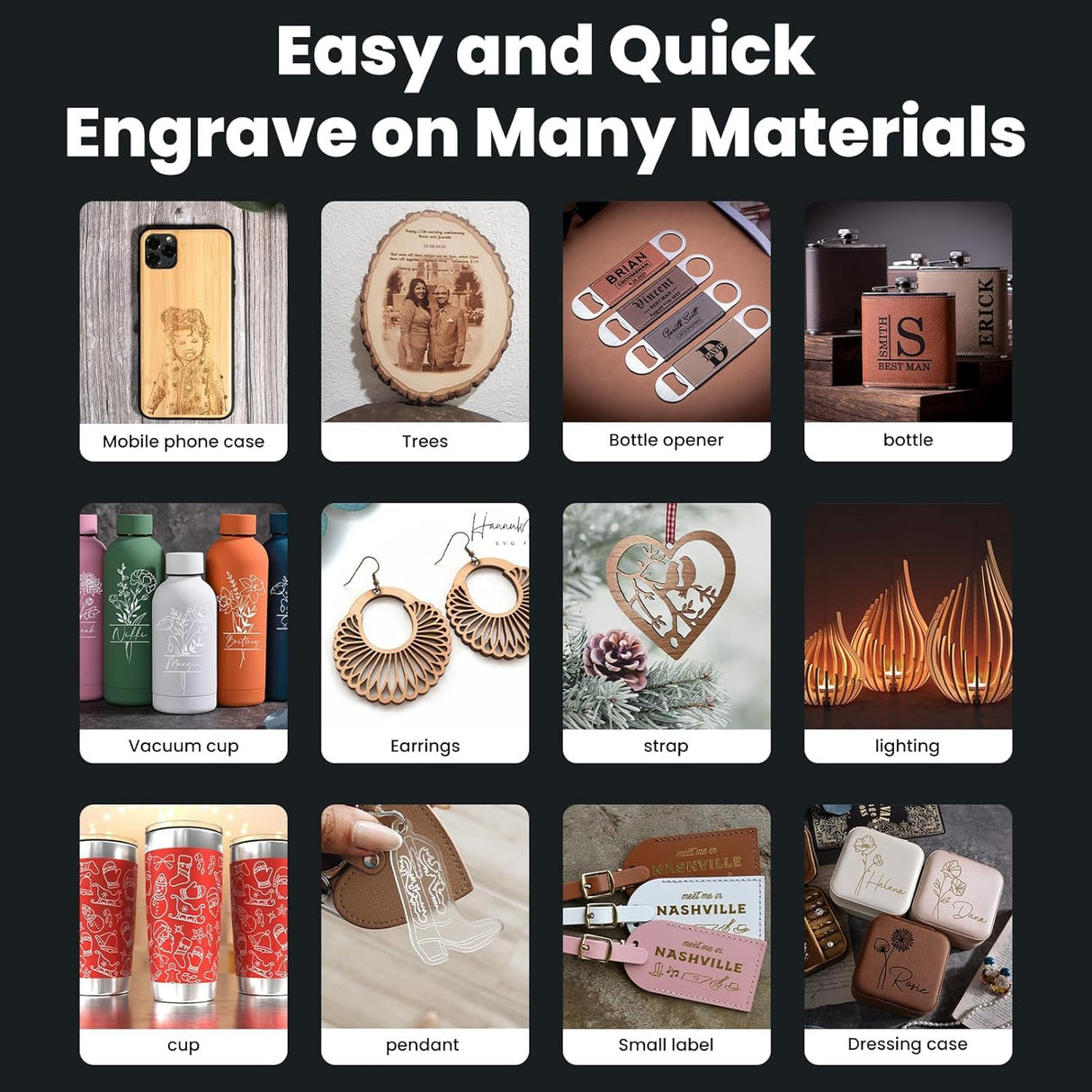 SCULPFUN iCube Pro Max 10W Mini Laser Engraver, High Speed Portable Laser Engraver and Cutter Machine with Smoke Filter and Temperature Alarm for Wood, Metal, Acrylic, Leather SCULPFUN