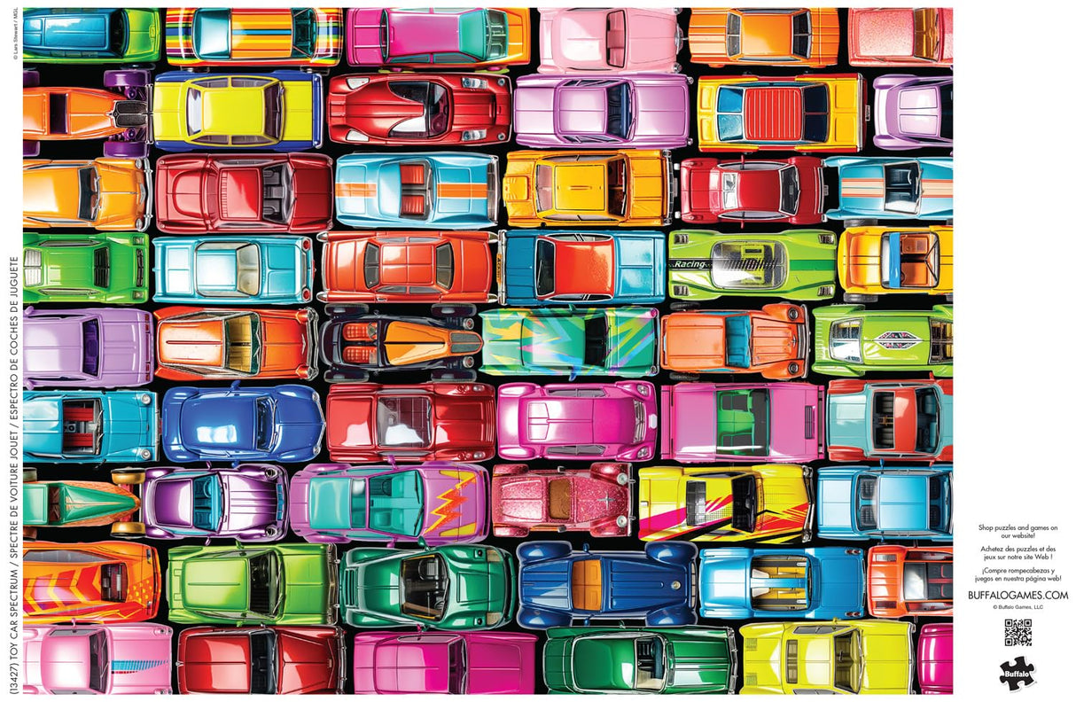 Buffalo Games - Lars Stewart - Toy Car Spectrum - 1000 Piece Jigsaw Puzzle for Adults -Challenging Puzzle Perfect for Game Nights - Finished Size is 26.75 x 19.75 Buffalo Games