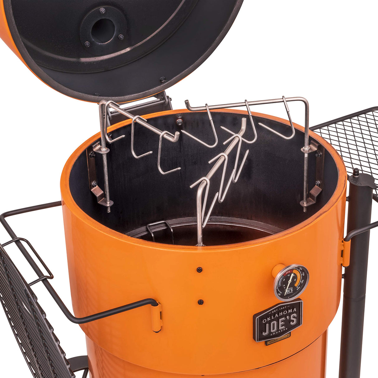 Oklahoma Joe's® Bronco Pro Drum Smoker, Orange - 19202100 Oklahoma Joe's