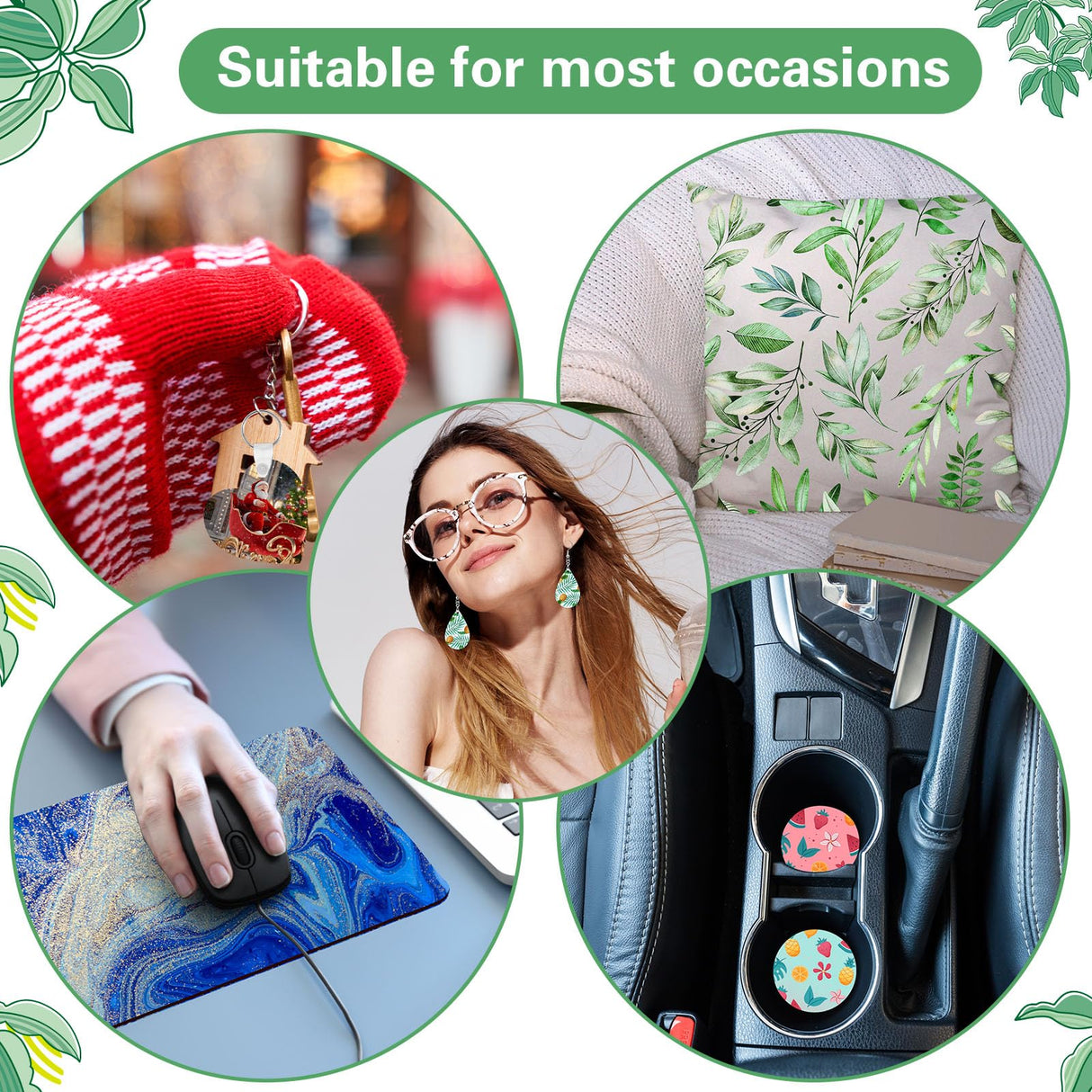 Menkxi 42 Pcs Sublimation Products Set Include Blanks 20 oz Tumblers Wind Spinners T Shirts Keychain Earring Pillow Cover Mouse Pad Coaster Garden Flag Gift Box for DIY Transfer Heat Press Printing Menkxi