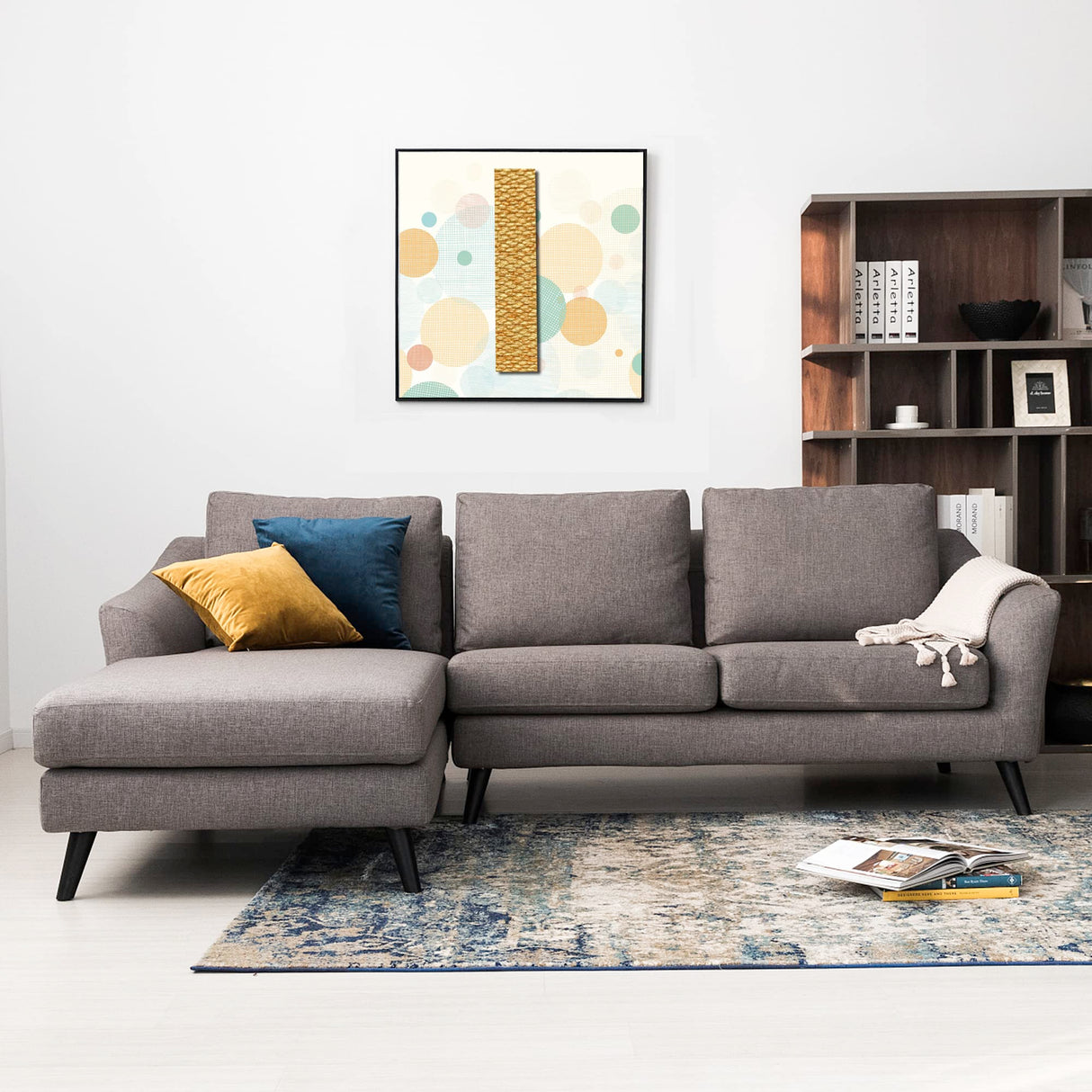 12 Inch Wooden Letter I, 1/4 Inch Thick Large Unfinished Wood Letter for DIY Crafts Home Wall Decor TDOCK