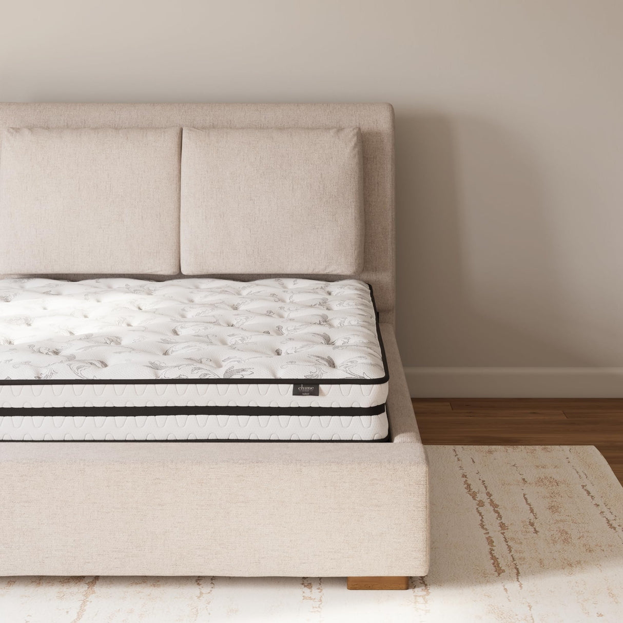Signature Design by Ashley Queen Size Chime 8 Inch Medium Firm Innerspring Mattress with Pressure Relief Quilt Foam Signature Design by Ashley
