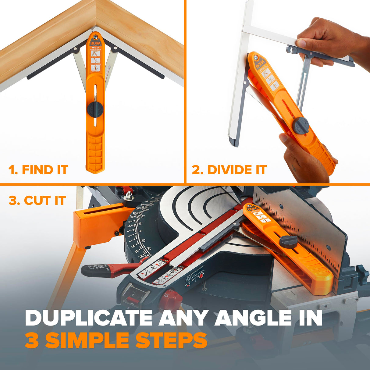 Bora MiteriX Angle Aluminum Wood Duplicator 530401 BORA