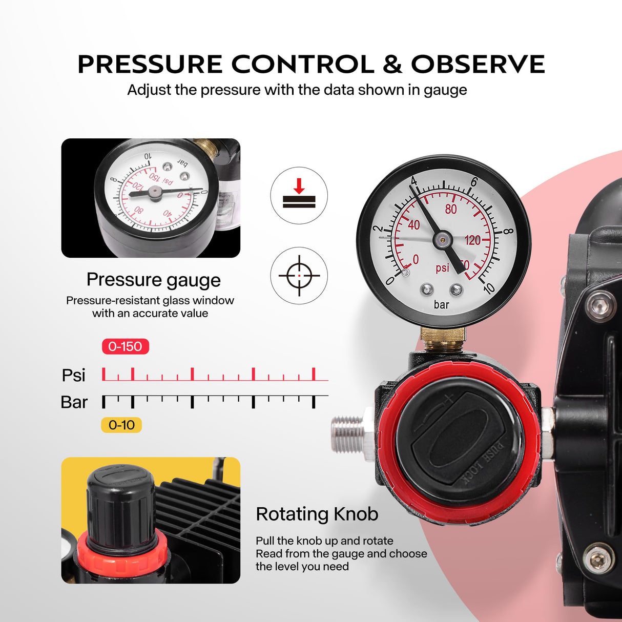 VIVOHOME Airbrush Kit with Dual Fan Air Compressor and 3 Dual Action Airbrush Gun, Gravity and Siphon Feed, Quiet Air Brush Set with 8 Primary Opaque Colors, Cleaning Brush, Yellow VIVOHOME