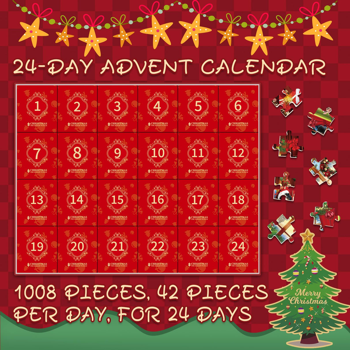 Christmas Room Puzzles for Adults 1000 Piece Winter Cat Dog Art Holiday Jigsaw Puzzles Impossible Challenging Puzzle for Adults As Home Decor BUAHA